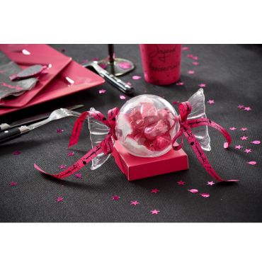 Ruban "Joyeux Anniversaire" en Satin - Fuchsia Ruban "Joyeux Anniversaire" en Satin - Fuchsia