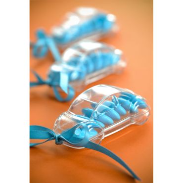 Boîtes à dragées "Voiture" x4 - Transparent