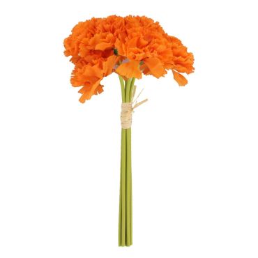 Bouquet de 6 œillets décoratifs artificiels couleurs au choix pour mariage et baptême | jourdefete.com