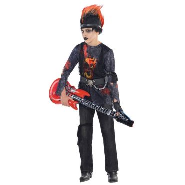 Déguisement Enfant - Rockeur Zombie - Taille 9-10 ans
