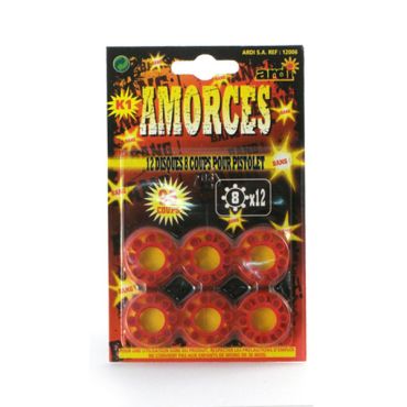 Anneaux d'Amorces 8 Coups pour Pistolet 