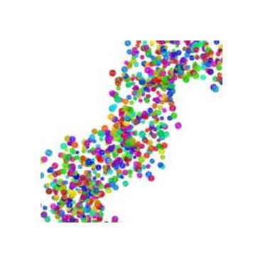 1kg de confettis en sachet