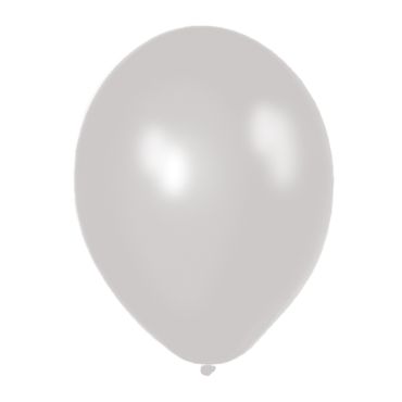 20 Ballons de Baudruche Gris