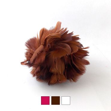 Boule en plumes - Coloris au choix