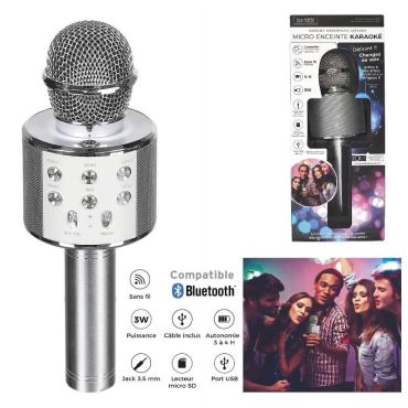 Micro enceinte karaoké