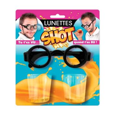 paire de lunettes shot avec verres | jourdefete.com