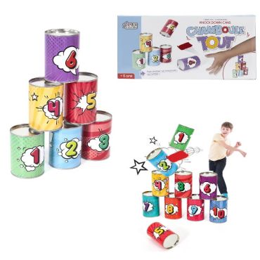 Chamboule tout avec 3 sacs