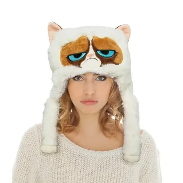 Bonnet de Grumpy Cat pour montrer votre état grincheux | jourdefete.com