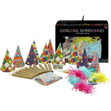 boîte de cotillons pour 10 personnes | jourdefete.com