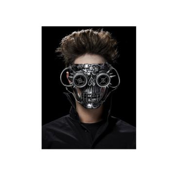 demi-masque tête de mort pour adulte | jourdefete.com