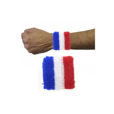 poignets-supporter-tricolores-france-adulte | jourdefete.com