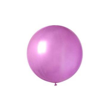 Ballon géant rond fuchsia | jourdefete.com