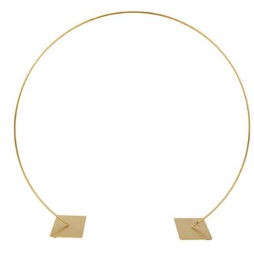 Déco Arceau Métal Or Sur Socle GM 55 x 51 cm | jourdefete.com