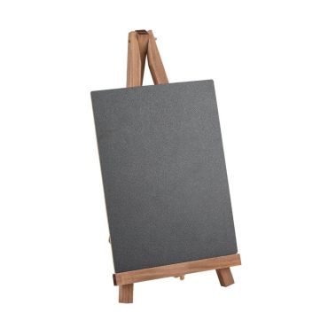 Ardoise noire décorative sur chevalet en bois pour événement | jourdefete.com
