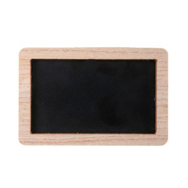 Ardoise 15x10 cm avec cadre en bois naturel | jourdefete.com
