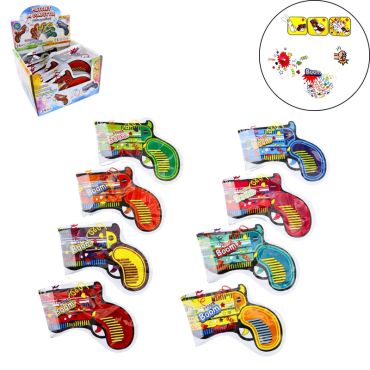 Pistolet à confettis autogonflant coloré pour fêtes et animations | jourdefete.com