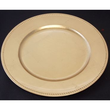 Assiette de Présentation - Or