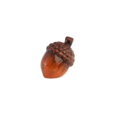 Gland d'automne décoratif en terre cuite marron brillante 7x8cm pour décoration de table | jourdefete.com Gland d'automne décoratif en terre cuite marron brillante 7x8cm pour décoration de table | jourdefete.com