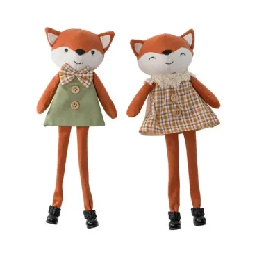 Un renard orange et blanc à faire asseoir sur votre table d'automne | jourdefete.com