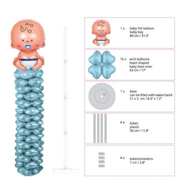 kit-balon-colonne-bébé-garçon | jourdefete.com kit-balon-colonne-bébé-garçon | jourdefete.com