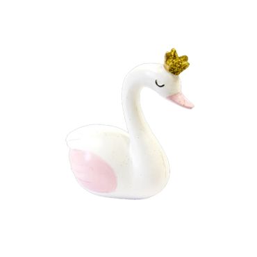 Figurine en Résine - Baby Shower - Cygne Rose | jourdefete.com