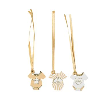 10 Étiquettes + Ruban Satin - Collection Baby Nude