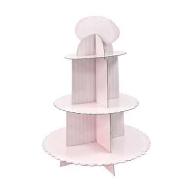 Présentoir à Cupcakes - Baby Shower - Rose | jourdefete.com Présentoir à Cupcakes - Baby Shower - Rose | jourdefete.com