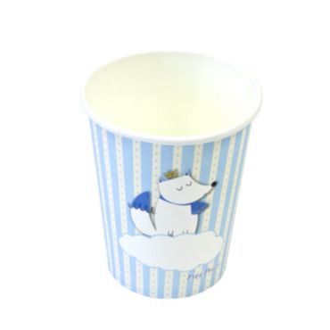 6 Gobelets en Carton - Baby Shower - Renard Bleu | jourdefete.com