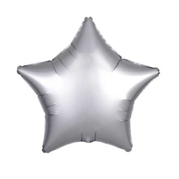Ballon Hélium Etoile Satiné Argent Ballon Hélium Etoile Satiné Argent