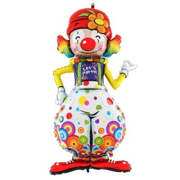 ballon aluminium clown de 160 cm | jourdefete.com ballon aluminium clown de 160 cm | jourdefete.com