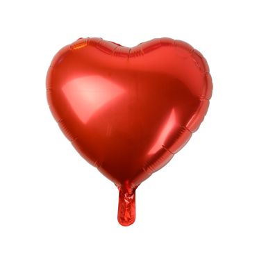 Ballon cœur rouge de 45 cm pour décoration romantique | jourdefete.com