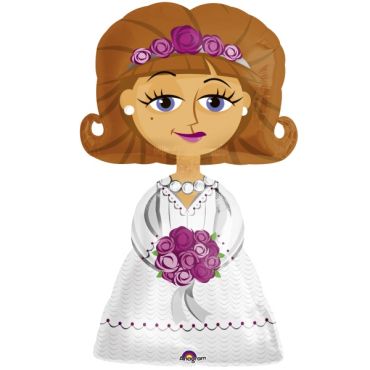 Ballon Hélium Femme Mariée