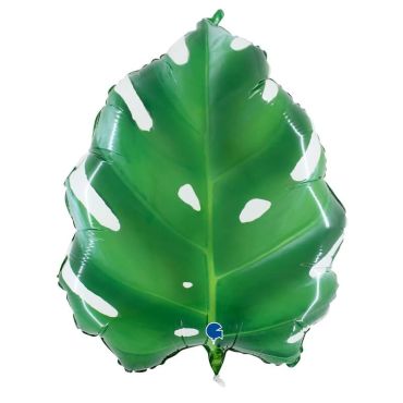 ballon aluminium feuille tropicale de 58 cm | jourdefete.com