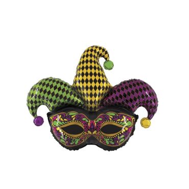 Ballon Aluminium Masque de Bouffon 114 cm