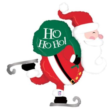 père noël patins | jourdefete.com