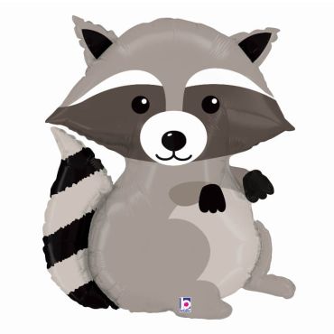 ballon en aluminium raton laveur de 91 cm | jourdefete.com