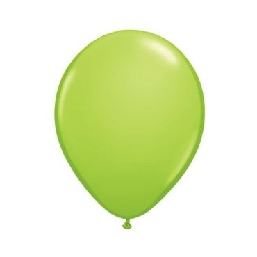 100 Ballons de Baudruche Unis Tilleul