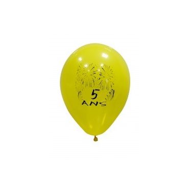 Ballons de Baudruche Anniversaire 5 ans Ballons de Baudruche Anniversaire 5 ans