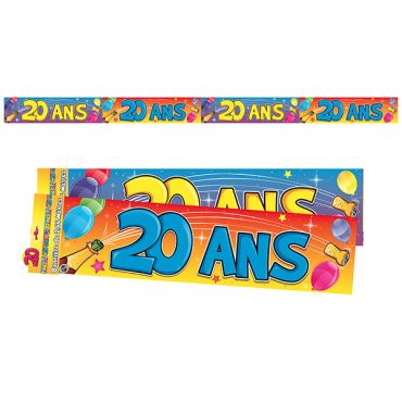 Bannière "20 ans"