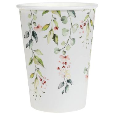 Lot de 10 gobelets - 27 cl - Mariage Végétal | jourdefete.com