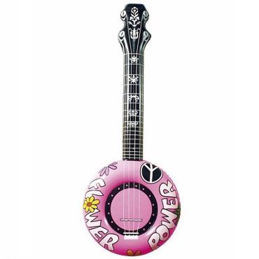 Banjo Gonflable Rose - 100 cm