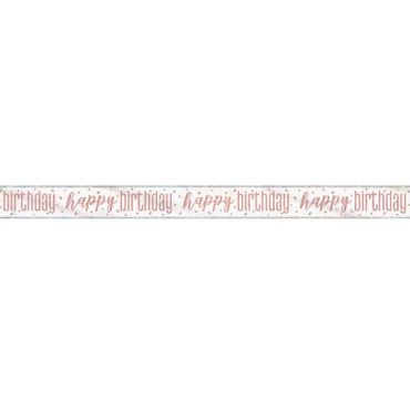 banniere-rose-gold-glitz-anniversaire-decoration | jourdefete.com