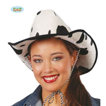 Chapeau de cow-boy aux couleurs de vache | jourdefete.com