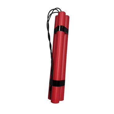 Fausse dynamite rouge en plastique avec mèche allumée, 24 cm | jourdefete.com Fausse dynamite rouge en plastique avec mèche allumée, 24 cm | jourdefete.com