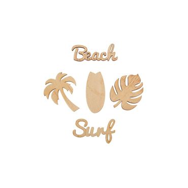 confettis bois collection beach and surf | jourdefete.com