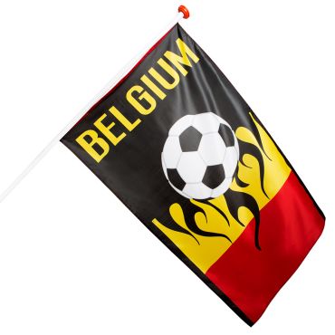 Drapeau Belgique foot 90 x 150 cm | jourdefete.com