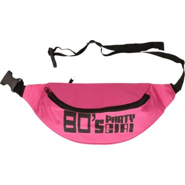 Un sac banane rose sur le thème des années 80 | jourdefete.com