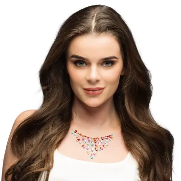 Bijoux de corps en strass coloré pour un look glamour | jourdefete.com