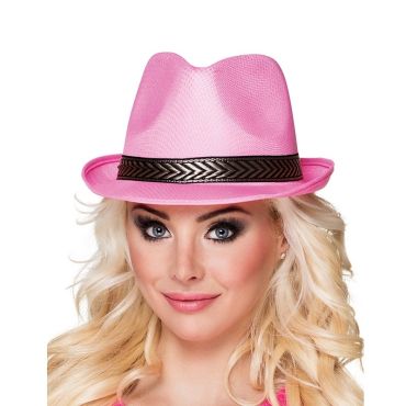 Chapeau Borsalino Funky - Rose