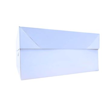 Boîte à gâteau blanche carrée 30 x 30 x 15 cm pour desserts maison | jourdefete.com